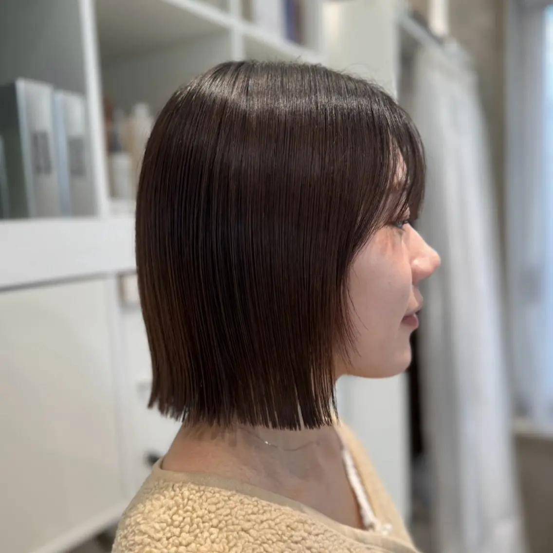 ショート カラー カット ヘアカラー トリートメント 田島拓海 ボブカットのヘアスタイル