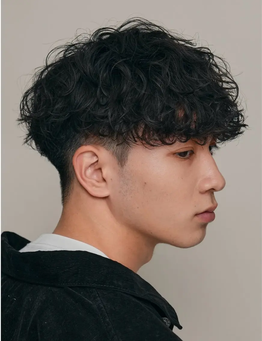 パーマ メンズ カット パーマ トリートメント fifth 髙橋 結羽のヘアスタイル