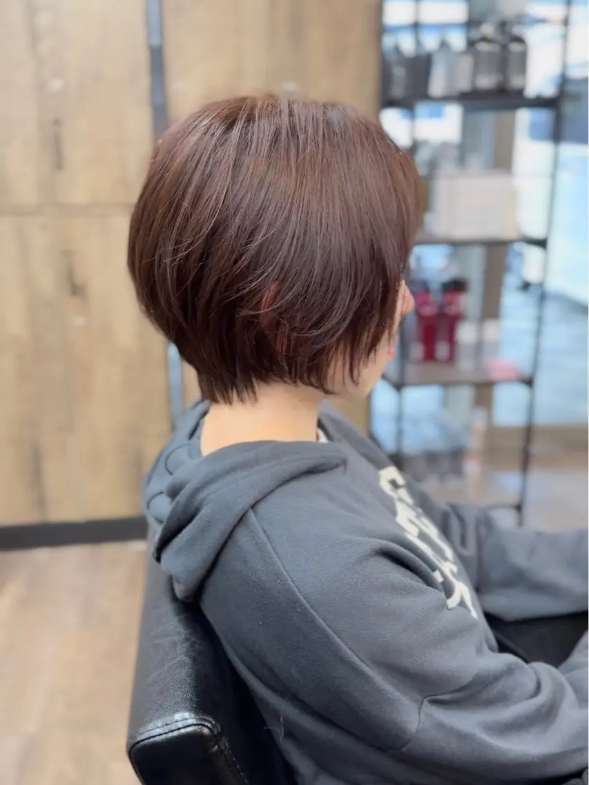 ショート カラー 🗻飯田誠也🗻 カットカラー得意のヘアスタイル