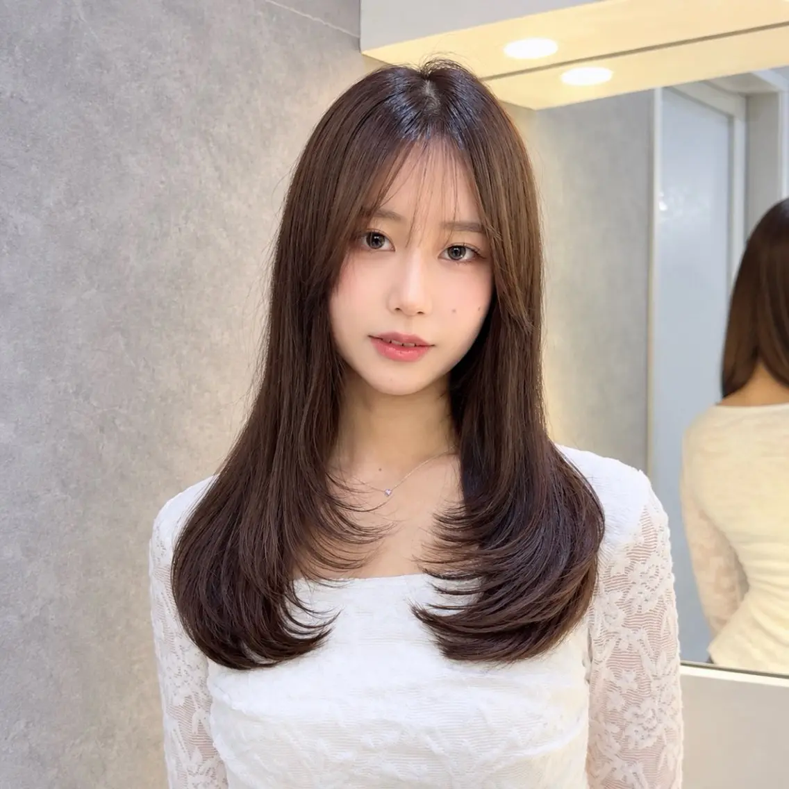【💕透明感・艶カラー💕】透明感カラー＋1stepトリートメントの写真