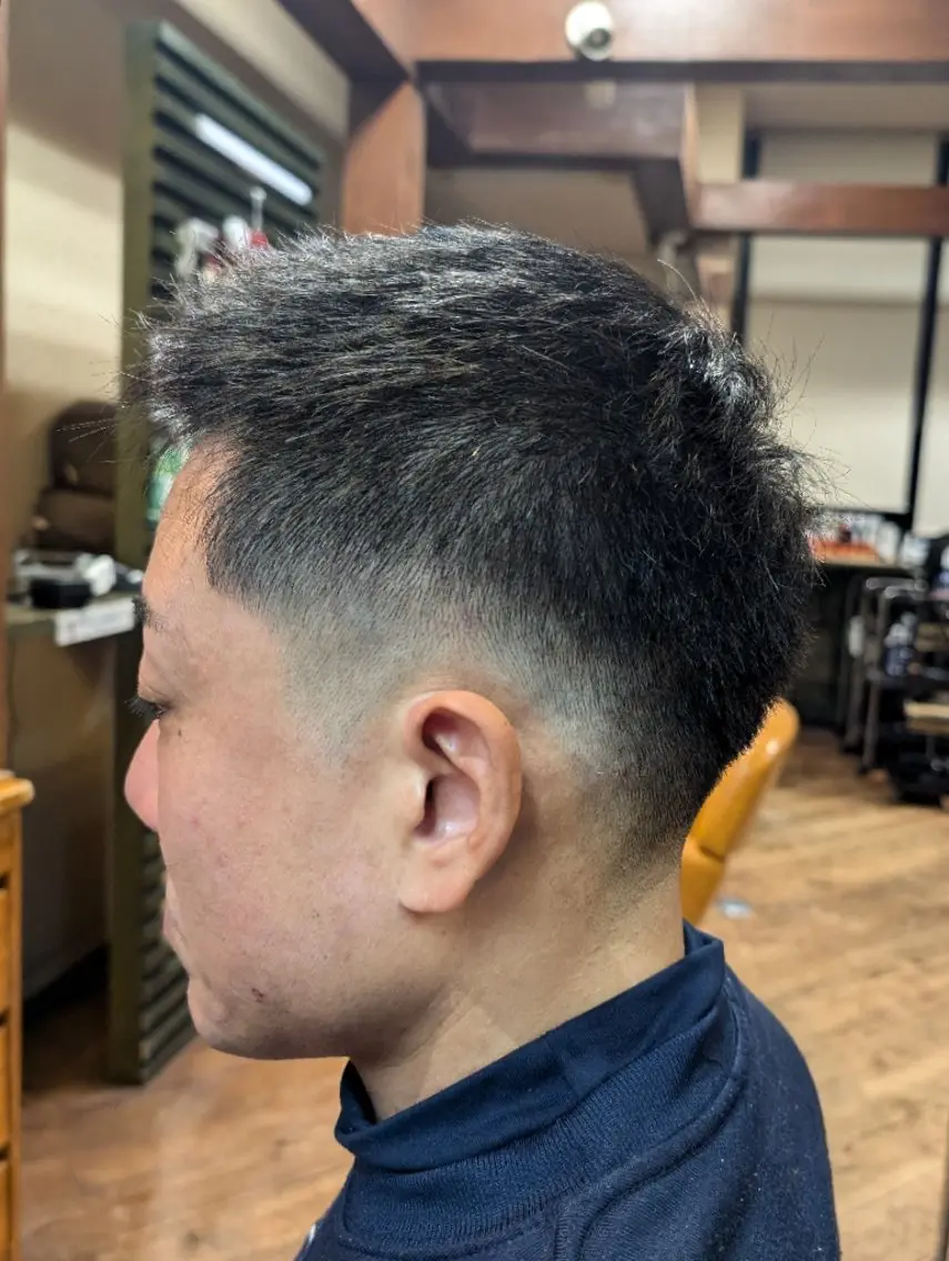 ショート メンズ フェードカット 刈り上げ リンクスハート橿原店 ⭐✨本田圭輔✨⭐のヘアスタイル