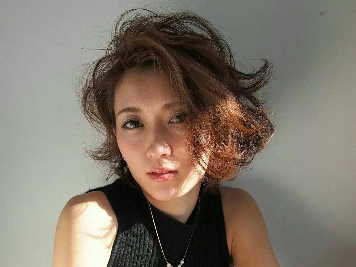 【ブリーチなし】透明感ダブルカラー & クイックトリートメント ¥14600の写真