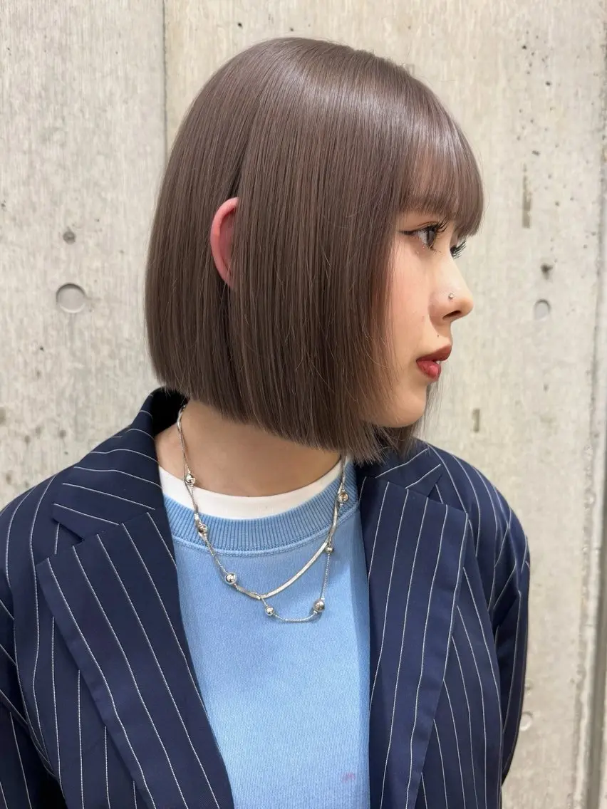 ショート カラー ヘアカラー トリートメント 失敗しないハイトーン ✨ハッシュカットミワのヘアスタイル