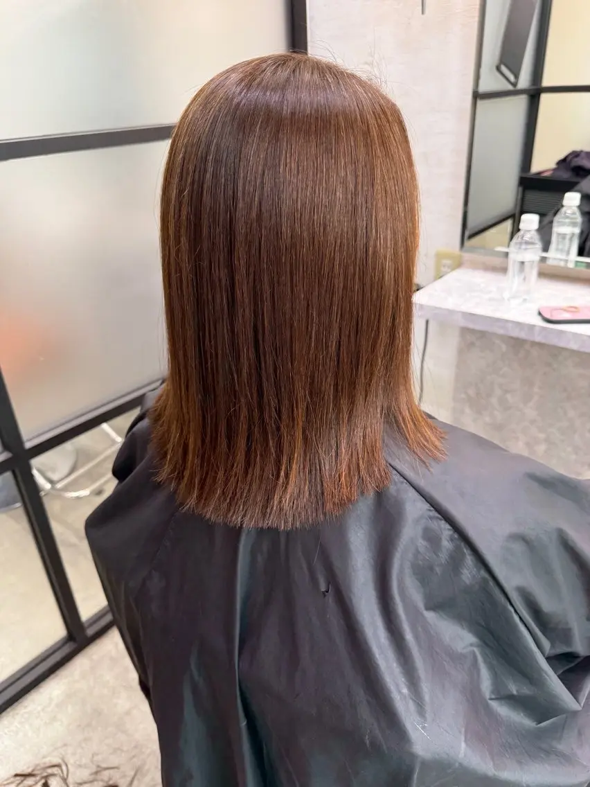 ミディアム ⭐️縮毛矯正特化 小松邦彦⭐️のヘアスタイル
