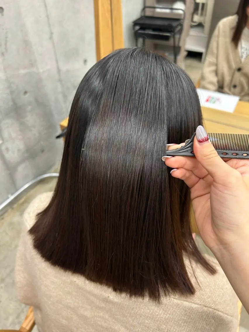 ショート 縮毛矯正 suzuno / 原宿のヘアスタイル