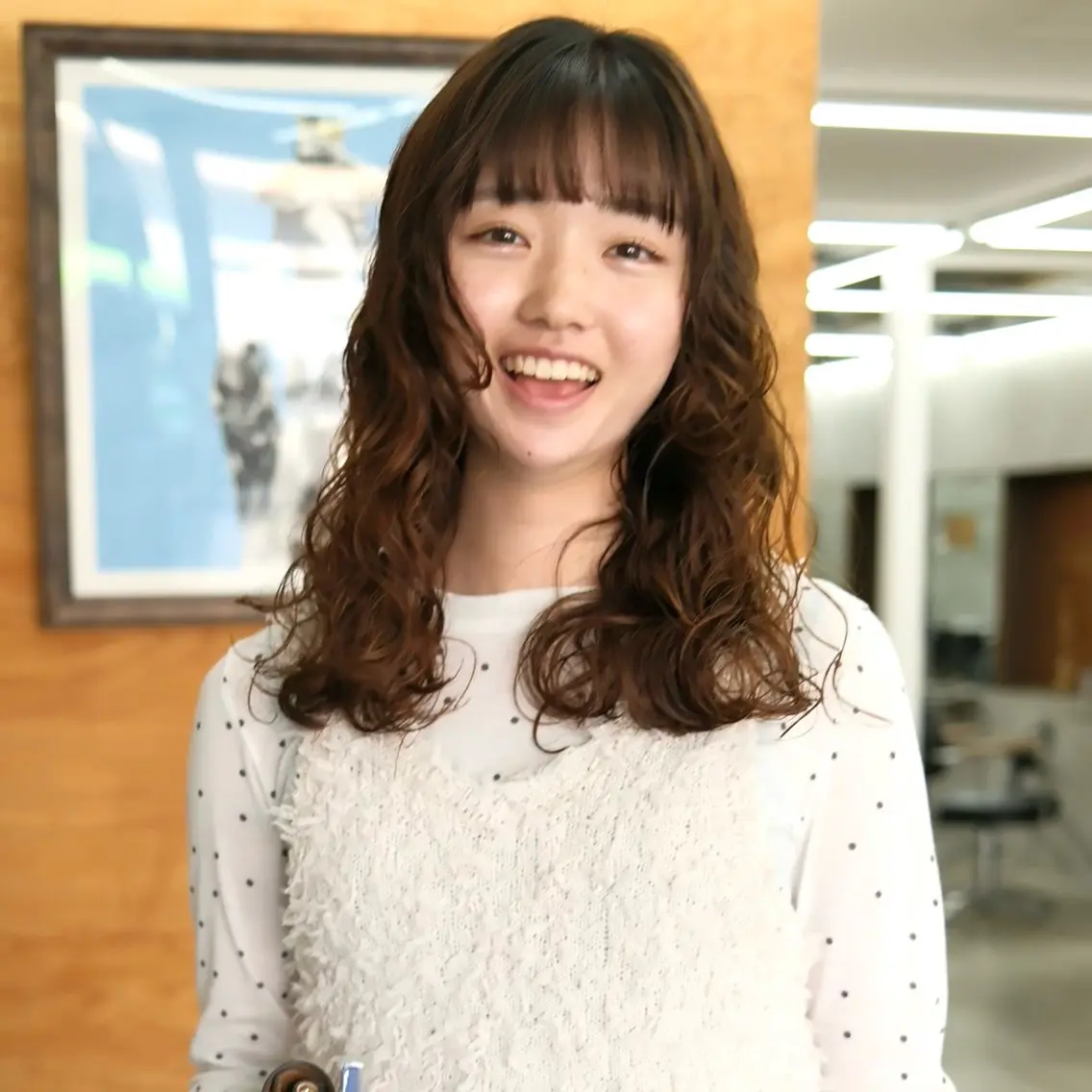 セミロング パーマ セミロングパーマ カット パーマ トリートメント tetohair 森田浩平のヘアスタイル