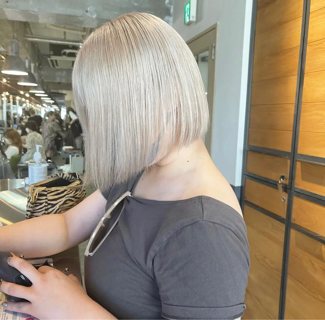 ミディアム kiyono ⭐︎ダブルカラーのヘアスタイル