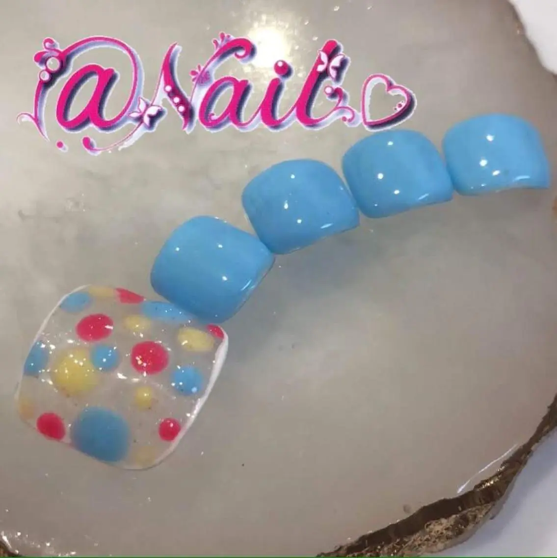 ネイル ネイルチップ 小尾 栞のネイルデザイン