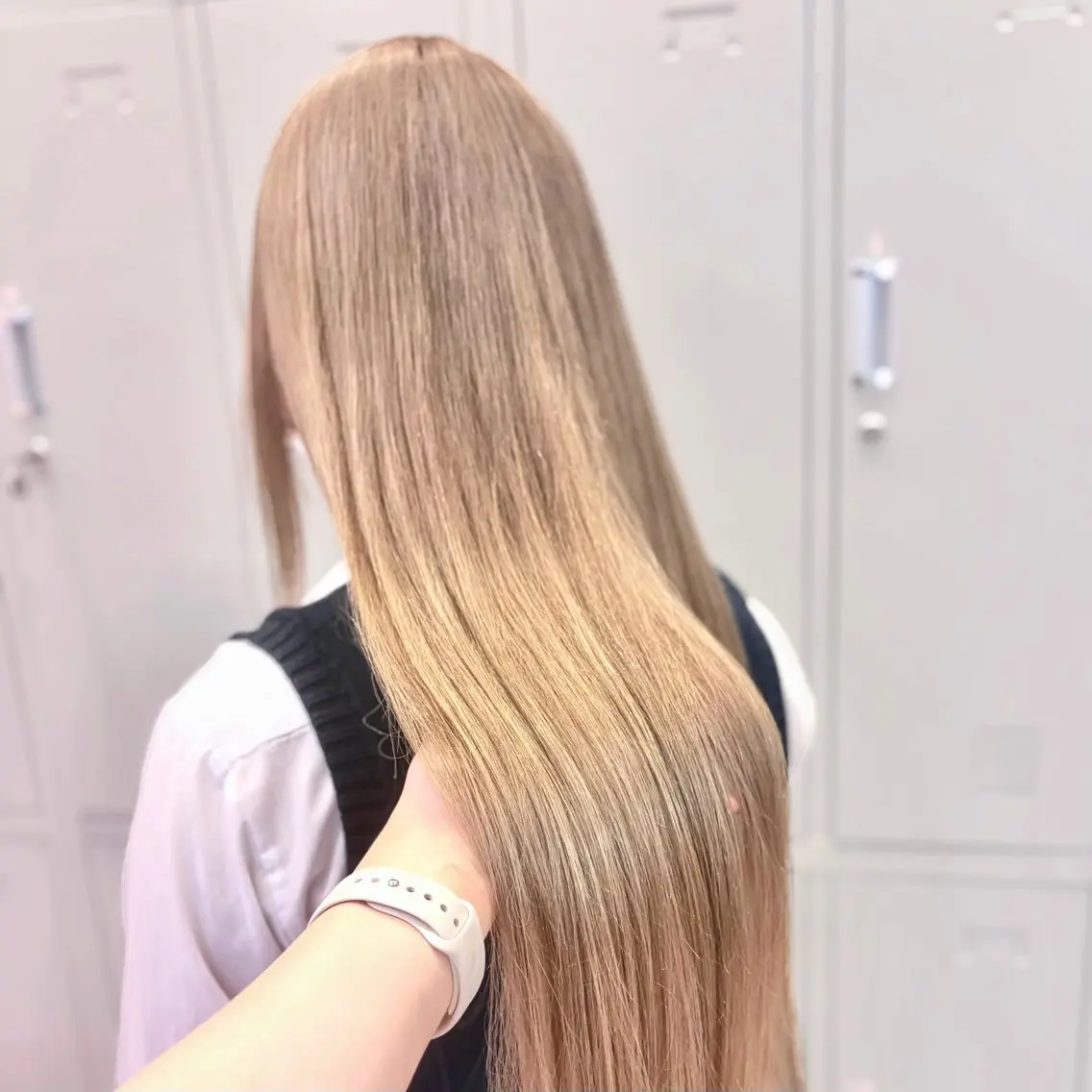 ロング カラー ヘアカラー 透明感/艶カラー 💘Hanaのヘアスタイル