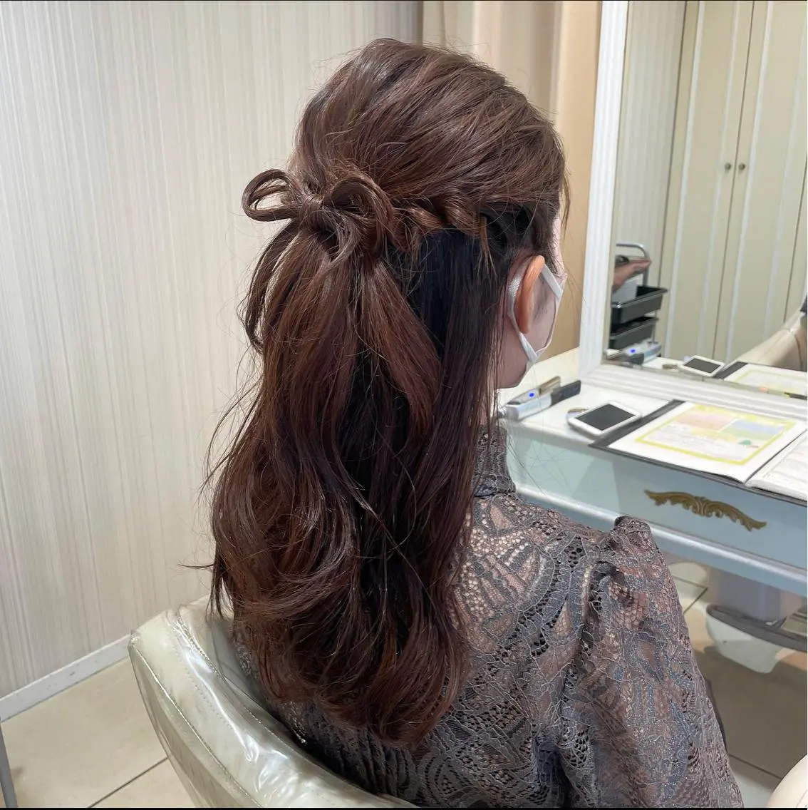 ヘアアレンジ ⟡.·韓国ヘア*.゚ 室岡 咲希のヘアスタイル