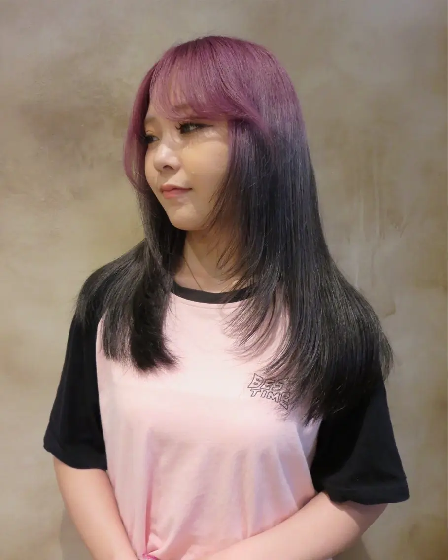 【平日限定🤎特別な日に】韓国似合わせカット+ケアカラー+髪質改善premiumTR ¥18900の写真