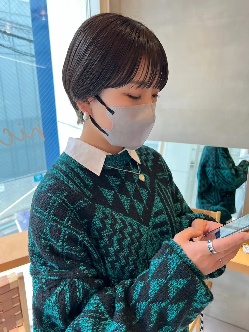 ショート 三浦 れいやのヘアスタイル
