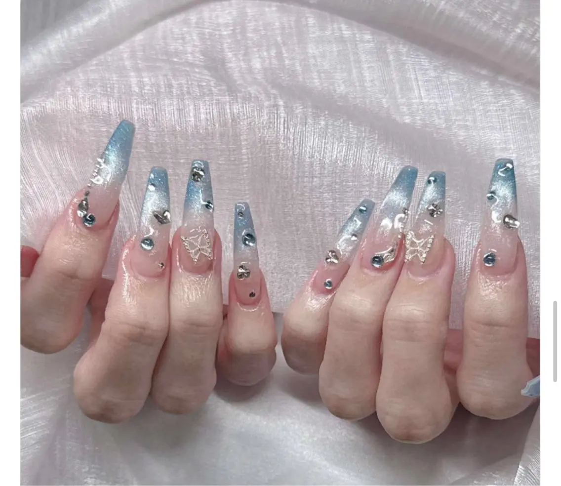 ネイル アートネイル フレンチネイル ジェルネイル 韓国ネイル マグネットネイル ハンドネイル Lenie Nail Okuboのネイルデザイン