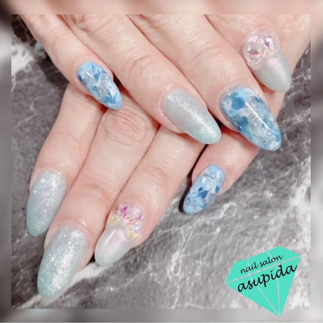 ネイル ハンドネイル nail salon asupidaのネイルデザイン