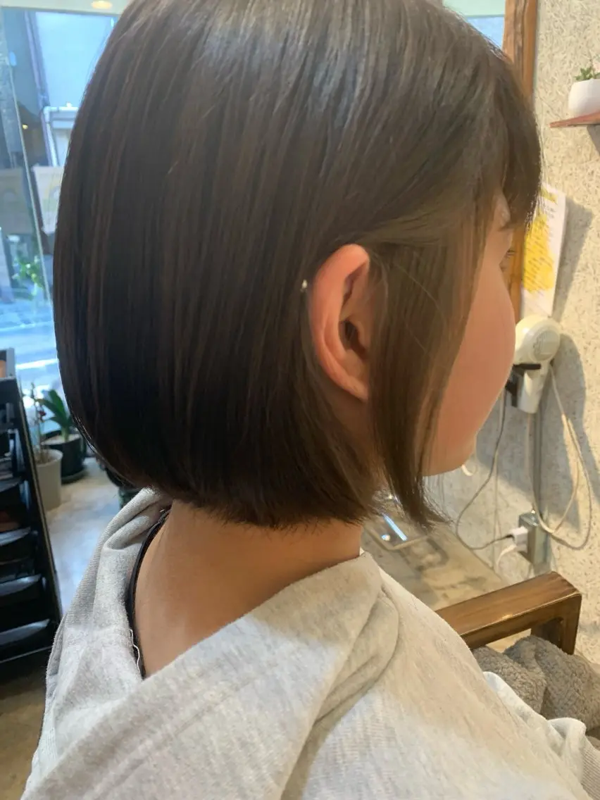 ショート カラー カット ヘアカラー 藤田 衣子のヘアスタイル