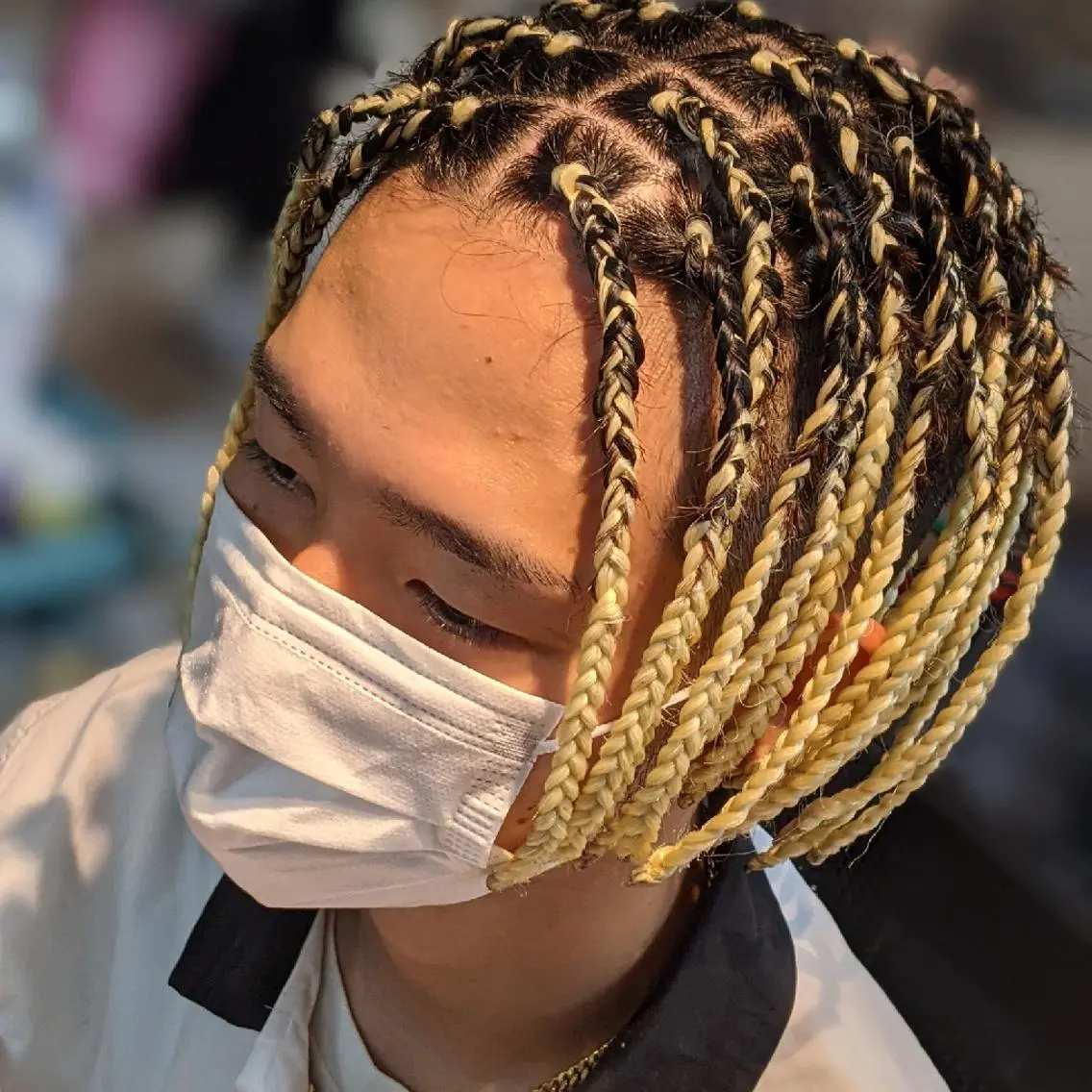 ミディアム メンズ エクステ scamp ★のヘアスタイル