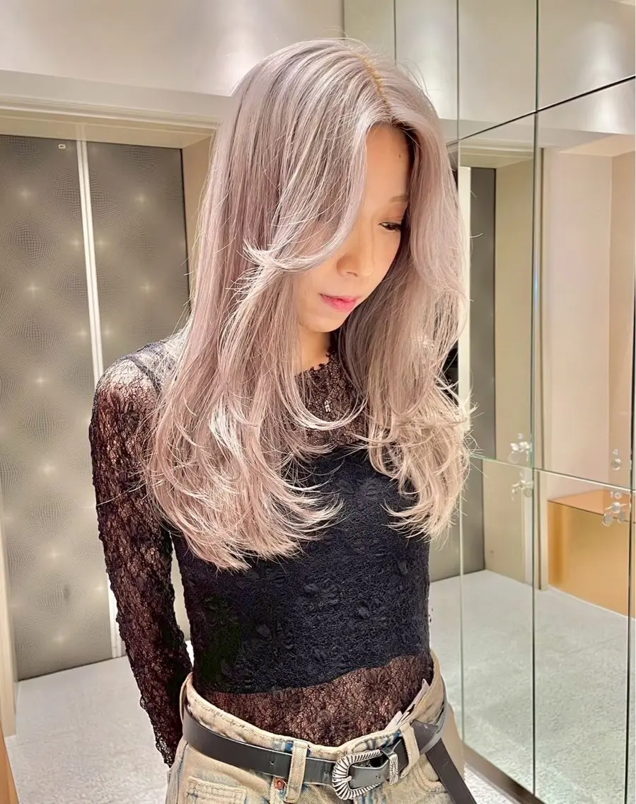 ロング カット トリートメント 仙台Ｉ韓国レイヤー Ｉ髪質改善Ｉ伊藤拓海のヘアスタイル