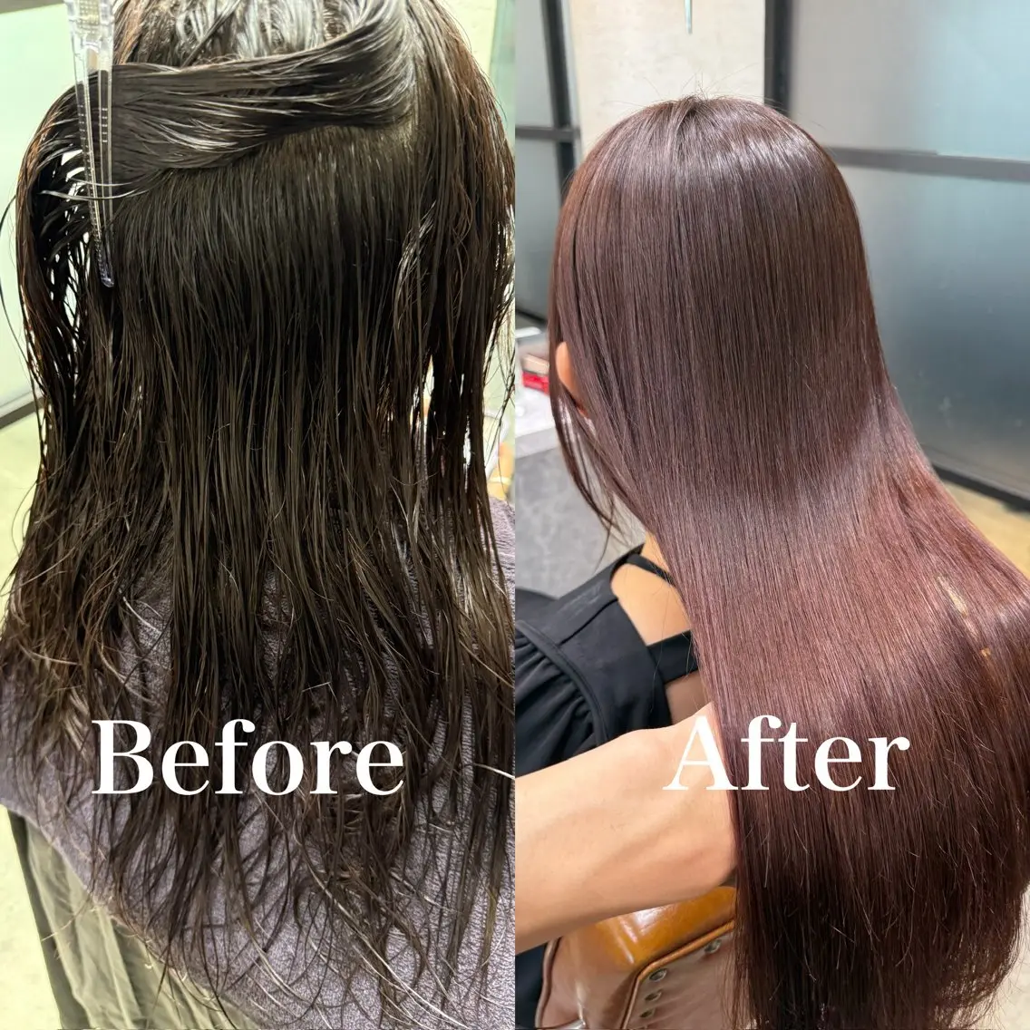 🌟【平日限定】カット+髪質改善カラー ¥6,600の写真