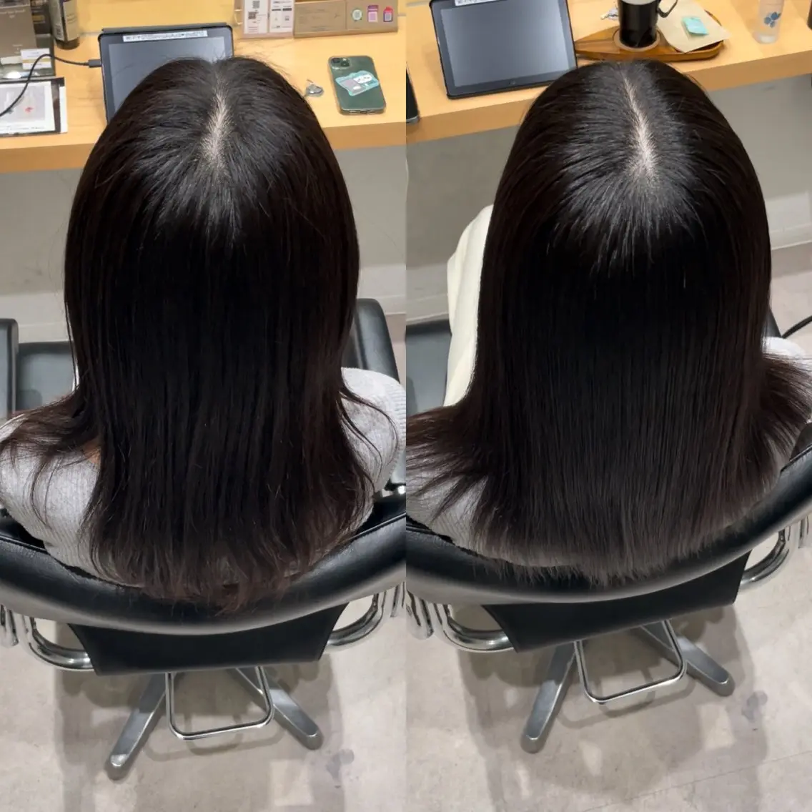 セミロング 髪質改善 トリートメント 髪質改善ヘアケア 艶髪特化/上田のヘアスタイル