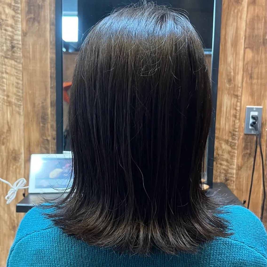 ミディアム 外ハネヘア ヘアアレンジ/ カラー/hazukiのヘアスタイル