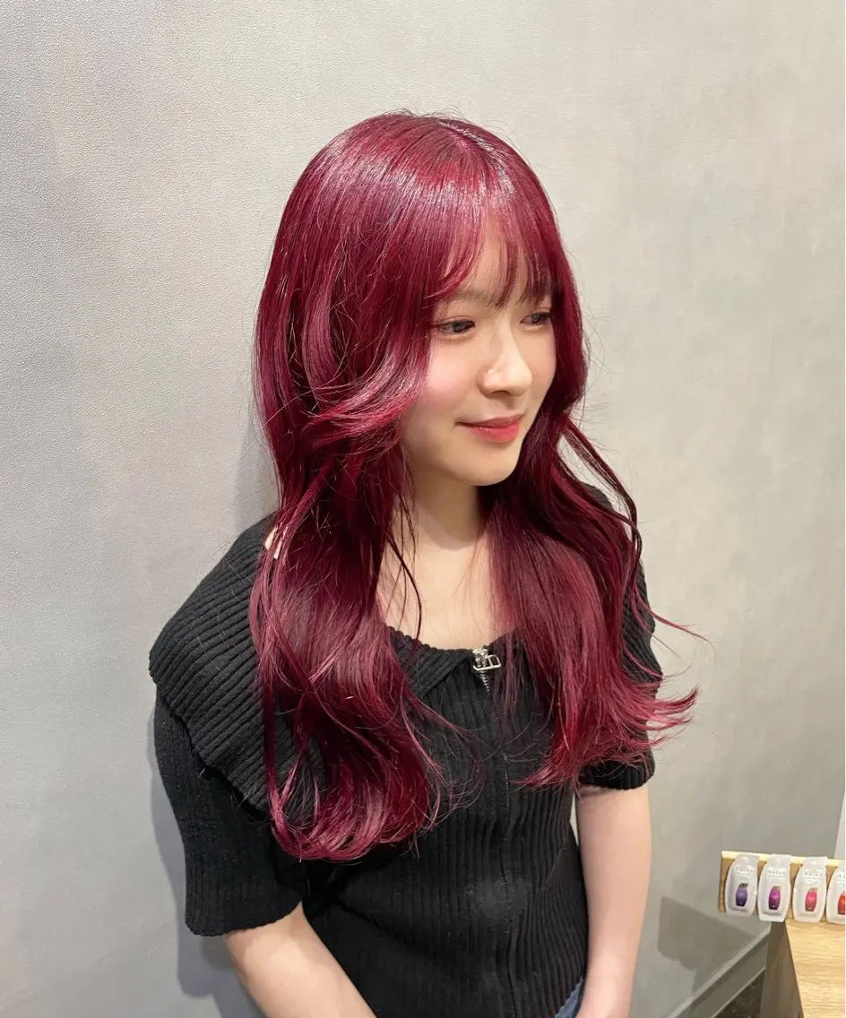 ロング カラー 暖色カラー/ブリーチ 🎀オビツメイ🎀のヘアスタイル