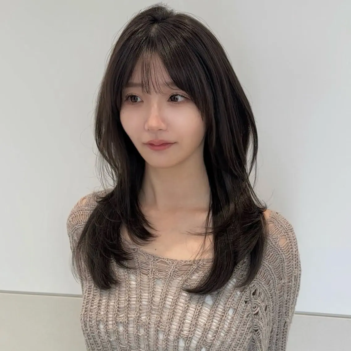 セミロング カラー 本場の韓国ヘア 🇰🇷 中尾 崇人のヘアスタイル
