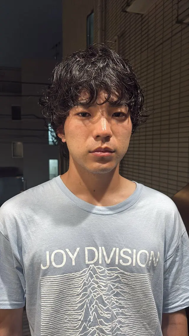 パーマ メンズ メンズパーマ スパイラルパーマ パーマ トリートメント anji /パーマ・ハイトーンのヘアスタイル