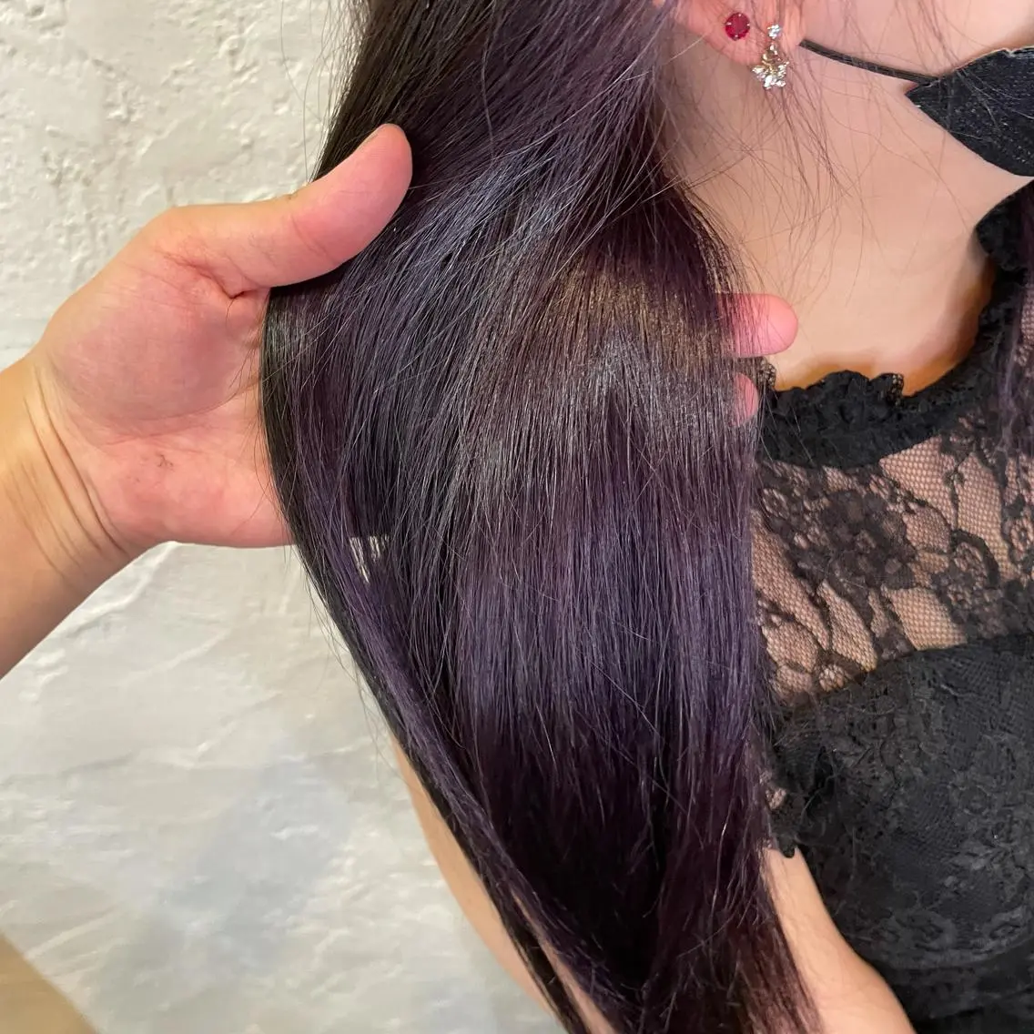 ロング カラー ヘアカラー トリートメント 上原 麻彩のマツエク・マツパデザイン