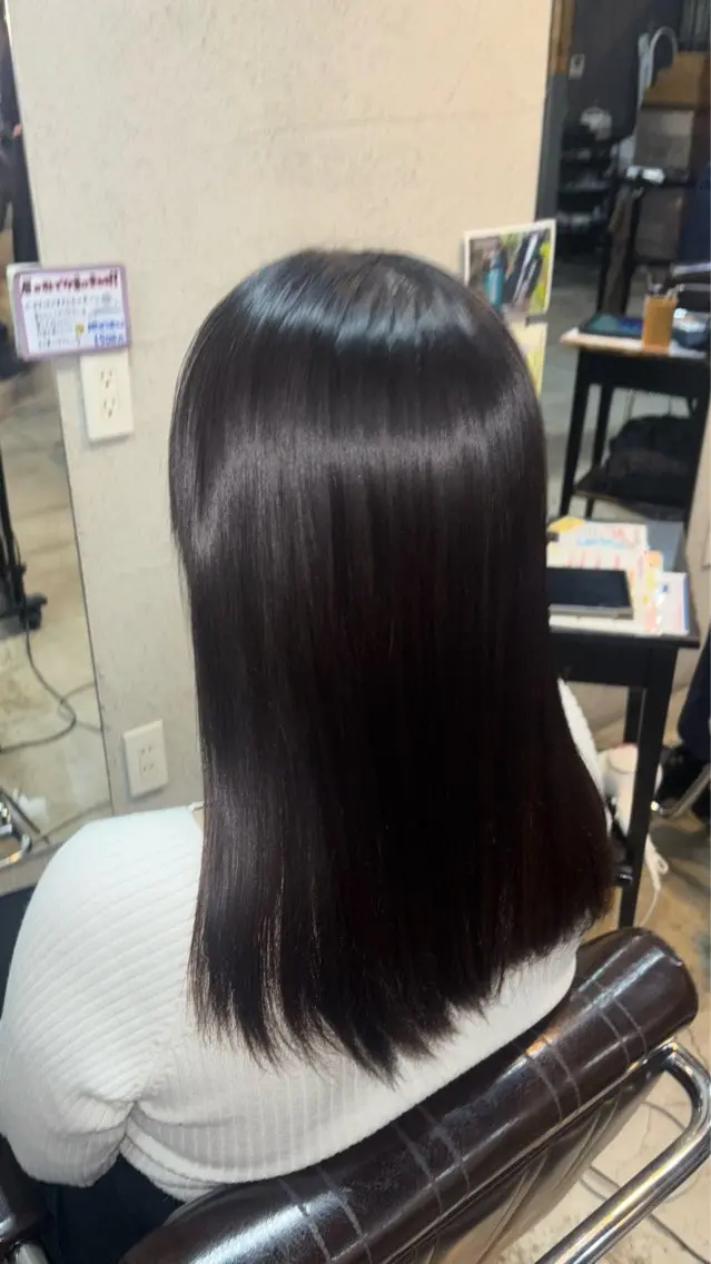縮毛矯正 小池 かなこのヘアスタイル