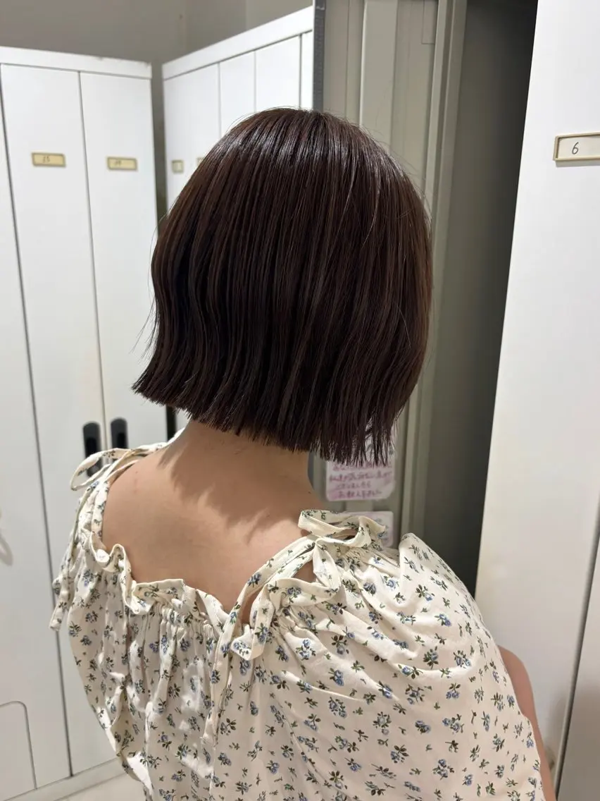 ショート ショートヘア カット トリートメント 川村 百々華のヘアスタイル