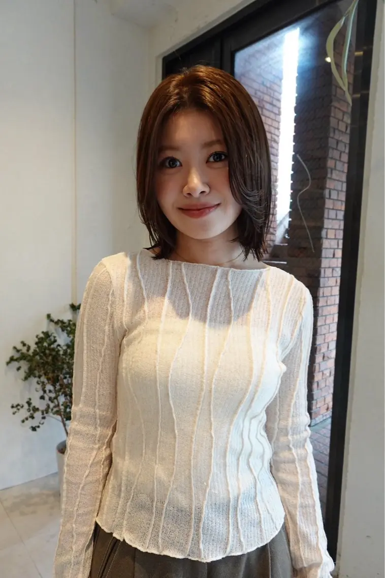 ショート カット ヘアカラー トリートメント HARUKA/ 透明感カラーのヘアスタイル