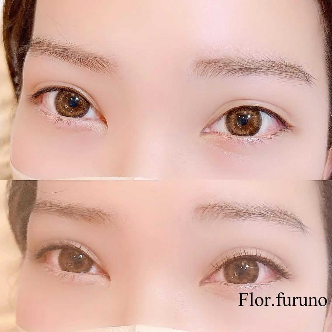 マツエク・マツパ アイブロウ 付け放題 Flor上大岡 ＊フルノ リナ＊のマツエク・マツパデザイン