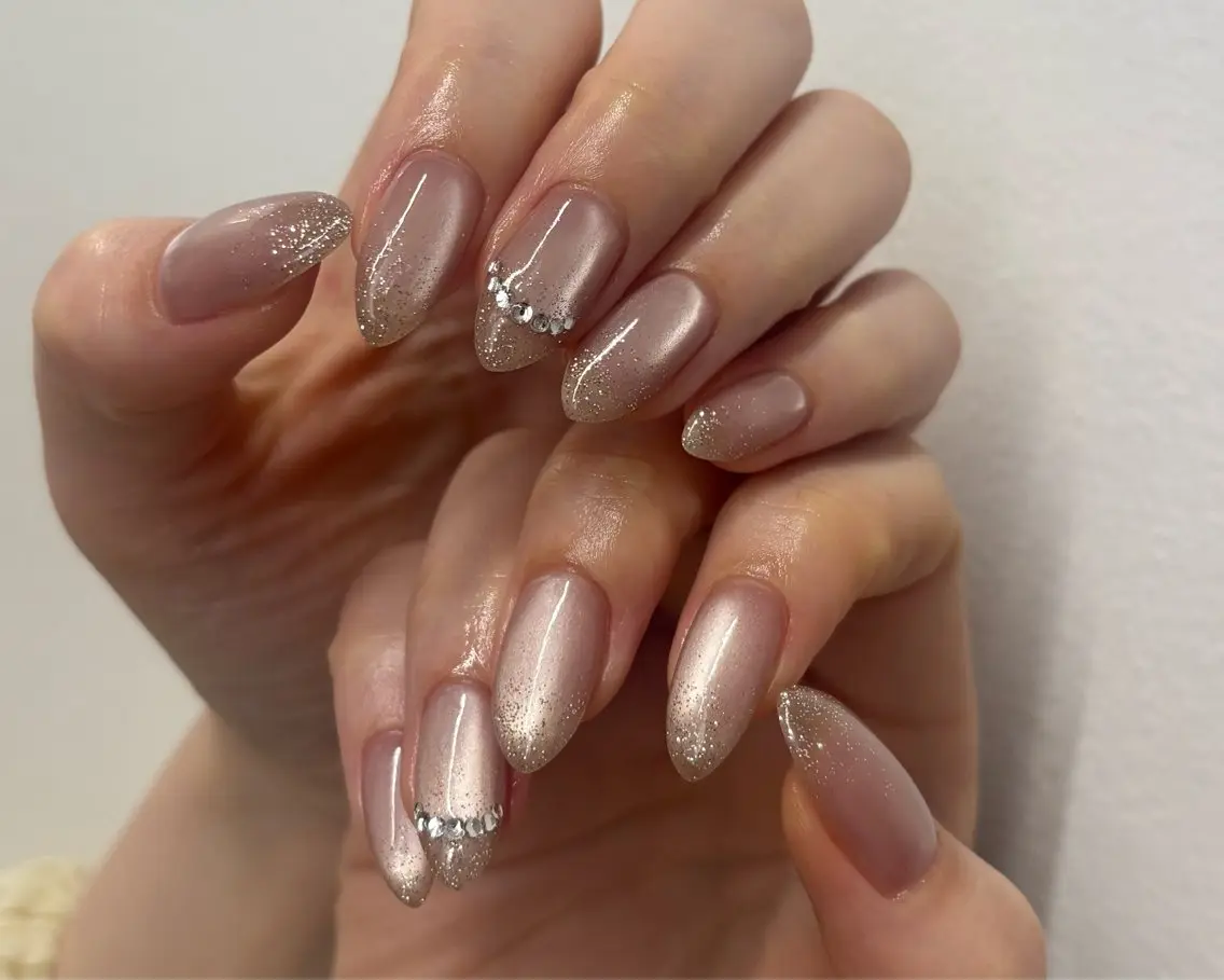 ネイル ハンドネイル rina ニュアンス♡ワンホンのネイルデザイン