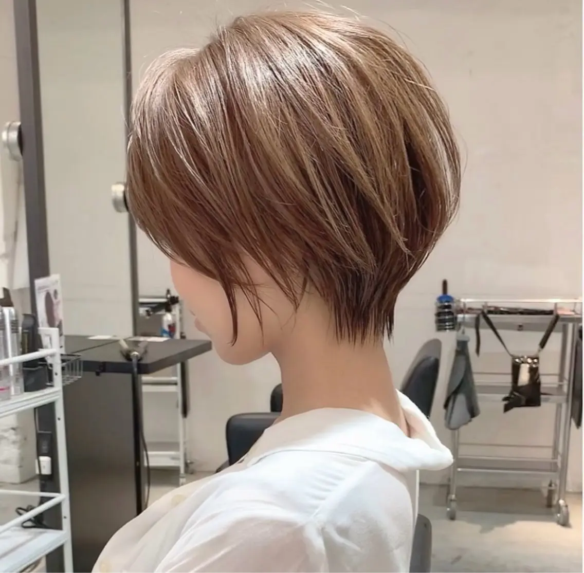 ショート ショートヘア 宮本 果凜のヘアスタイル