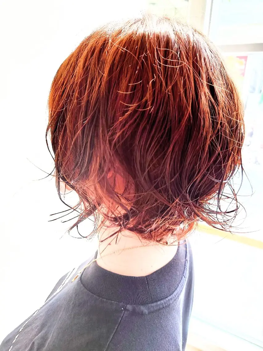 ミディアム パーマ カラー カット ヘアカラー パーマ トリートメント ヘッドスパ 美髪💞髪質改善✨ Asari🌻のヘアスタイル