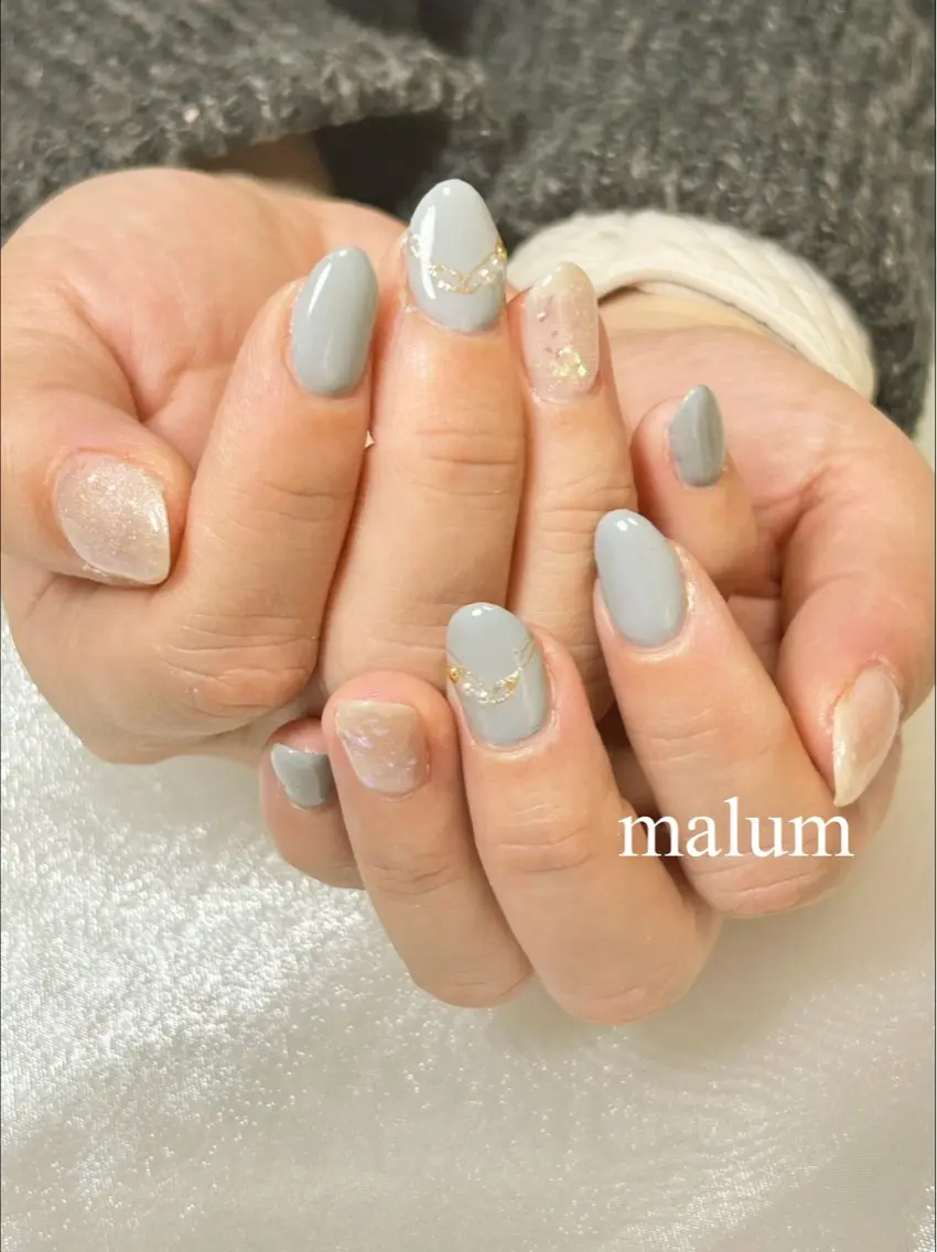 ネイル ハンドネイル malum nailのネイルデザイン