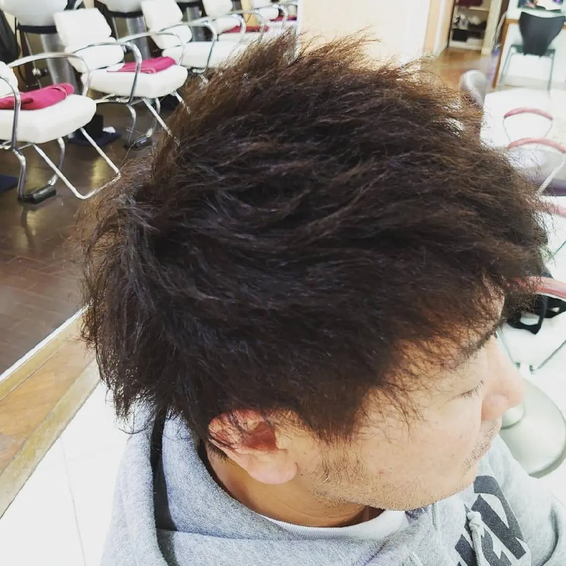 ショート パーマ メンズ ショートヘア 🐺デザインウルフ / 一ノ瀬 凌🐺のヘアスタイル