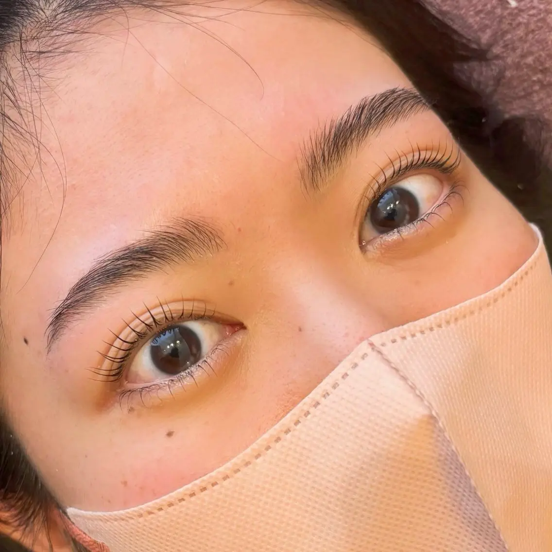 【よりぱっちりと可愛く】上下まつ毛パーマの写真
