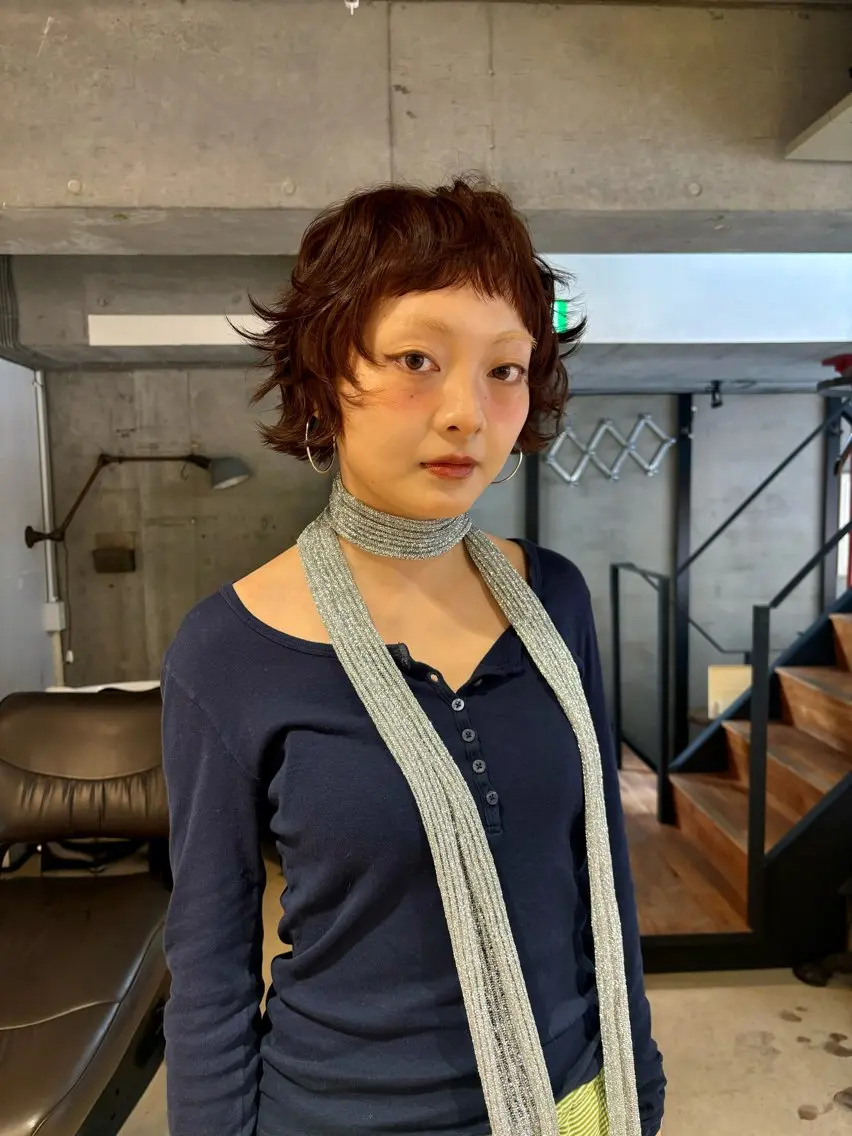ショート カラー カット ヘアカラー kiyono moekaのヘアスタイル