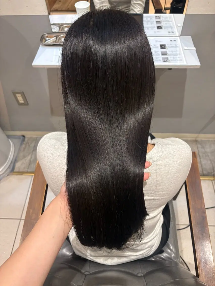 ロング ヘアカラー トリートメント GiseL六本松/ sawaのヘアスタイル