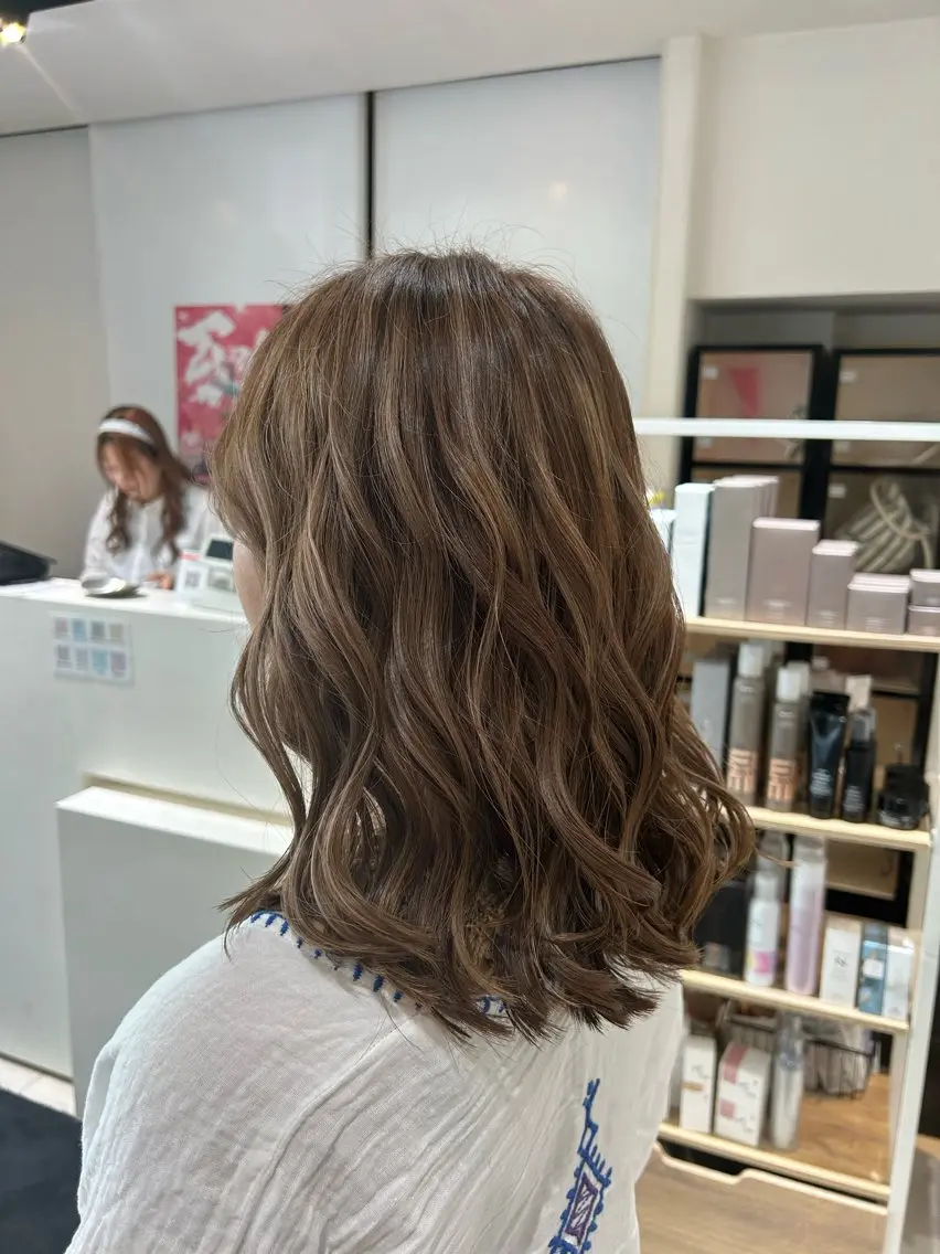 ミディアム ヘアカラー トリートメント 低ダメージ特化🌱 佐野優斗のヘアスタイル