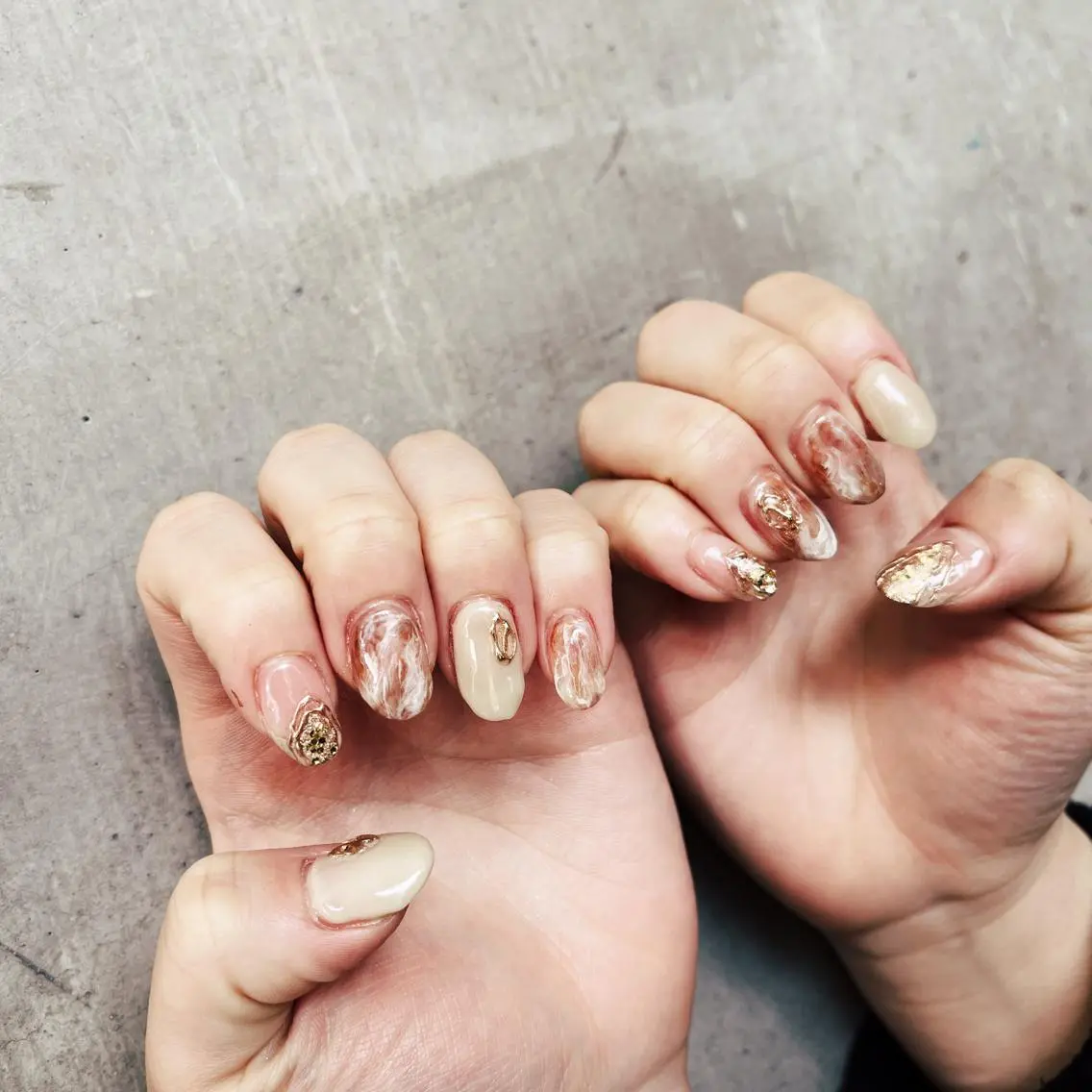 ネイル 持ち込み ニュアンスネイル ユナ🌙 nailのネイルデザイン