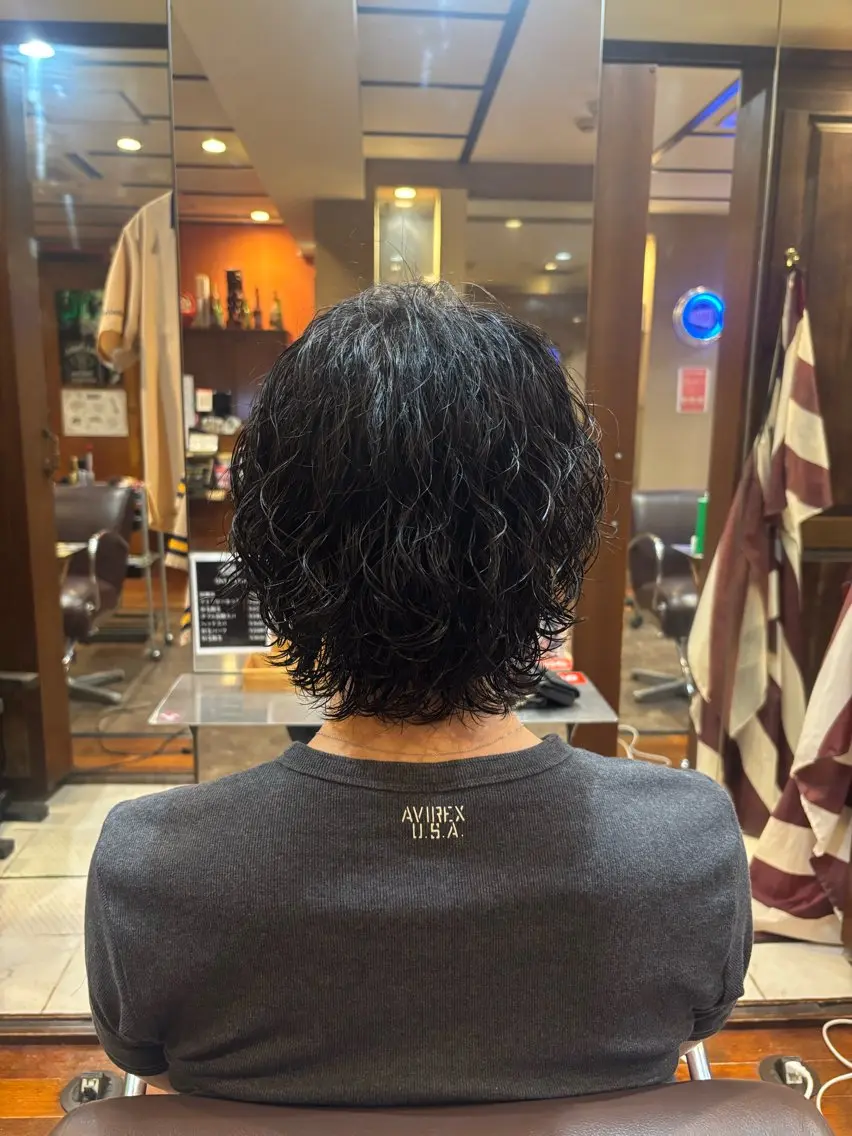 ミディアム パーマ カット パーマ 💈LGC💈 SANAのヘアスタイル