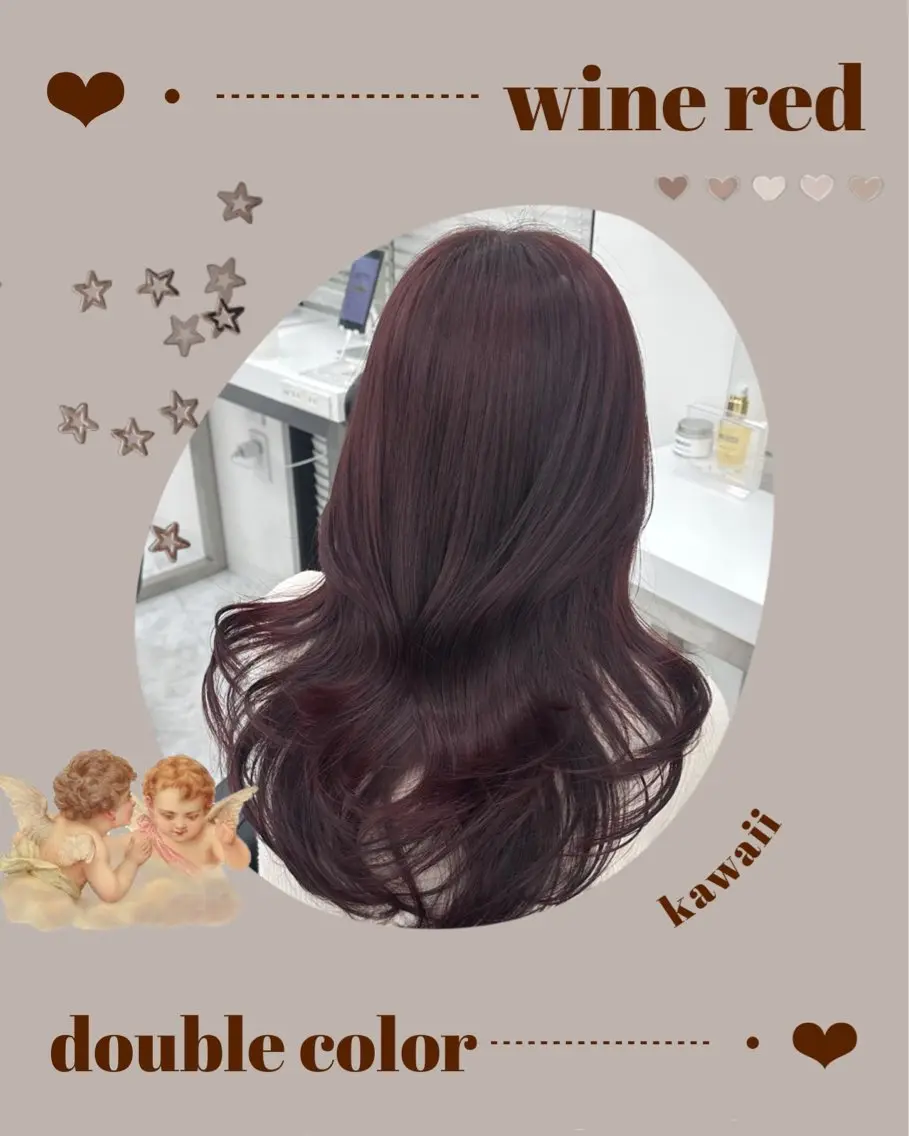 セミロング カラー ケアカラー 似合わせstyle ❤︎misaki❤︎のヘアスタイル