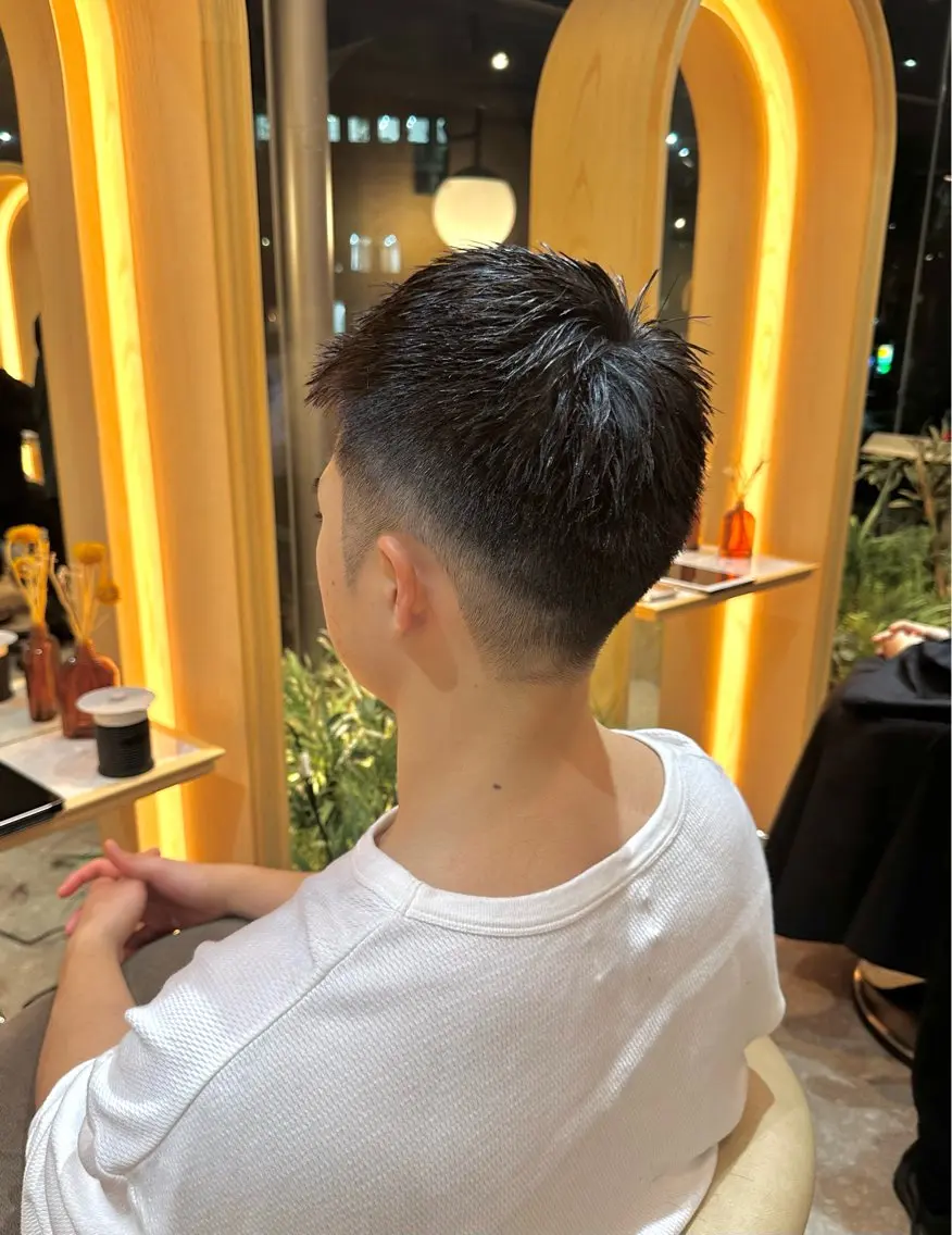 ショート メンズ 撮影モデル募集【くび れショートボブ】馨のヘアスタイル