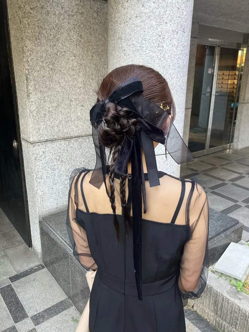 ヘアアレンジ 結婚式・ブライダル ツボイ マホのヘアスタイル
