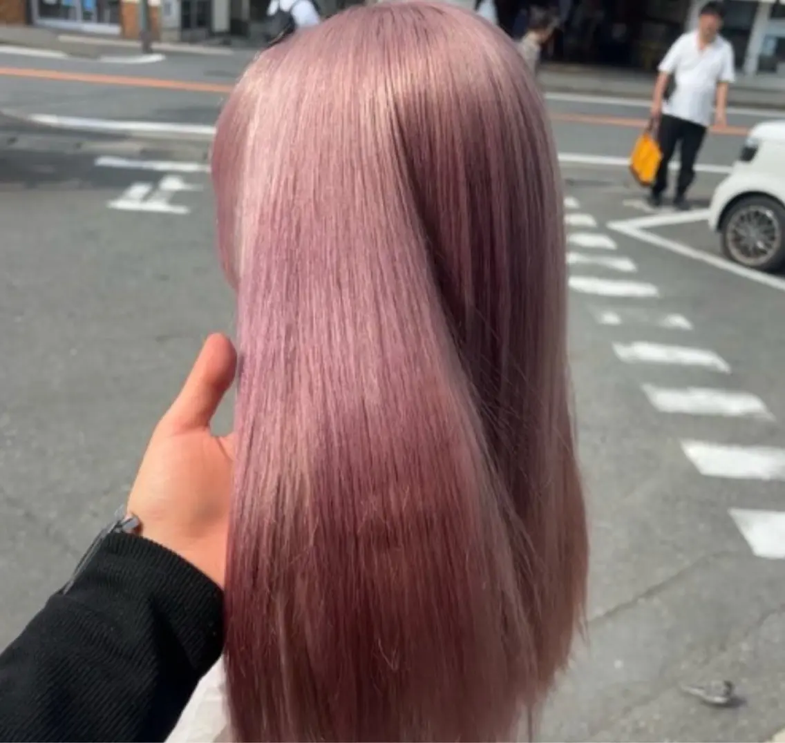 ロング カラー ラファエル シャミラのヘアスタイル