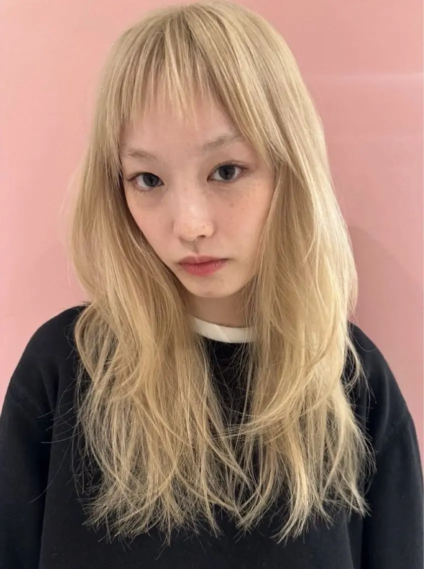 w color (ブリーチリタッチ)の写真