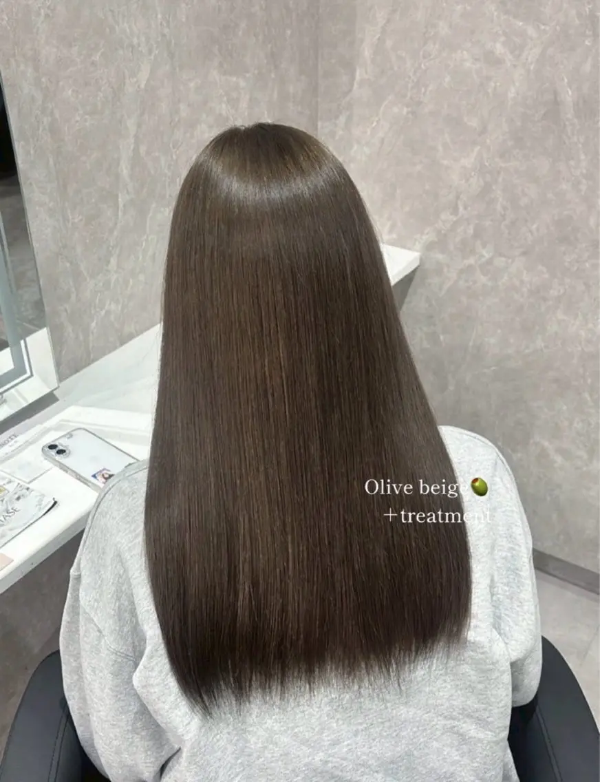 【営業後限定🎀🪄】ワンカラー➕cut➕3stepトリートメント🫧の写真