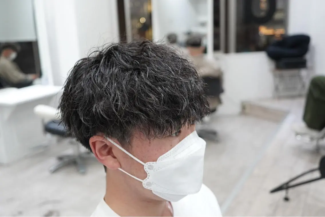 パーマ メンズ カット パーマ 町田No.1パーマ 特化✂︎小杉澪生のヘアスタイル